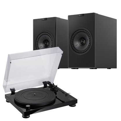KEF Coda W AT-LPW50PB Turntable System