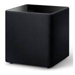 Angle view of KEF Kube 12 MIE Subwoofer on white background