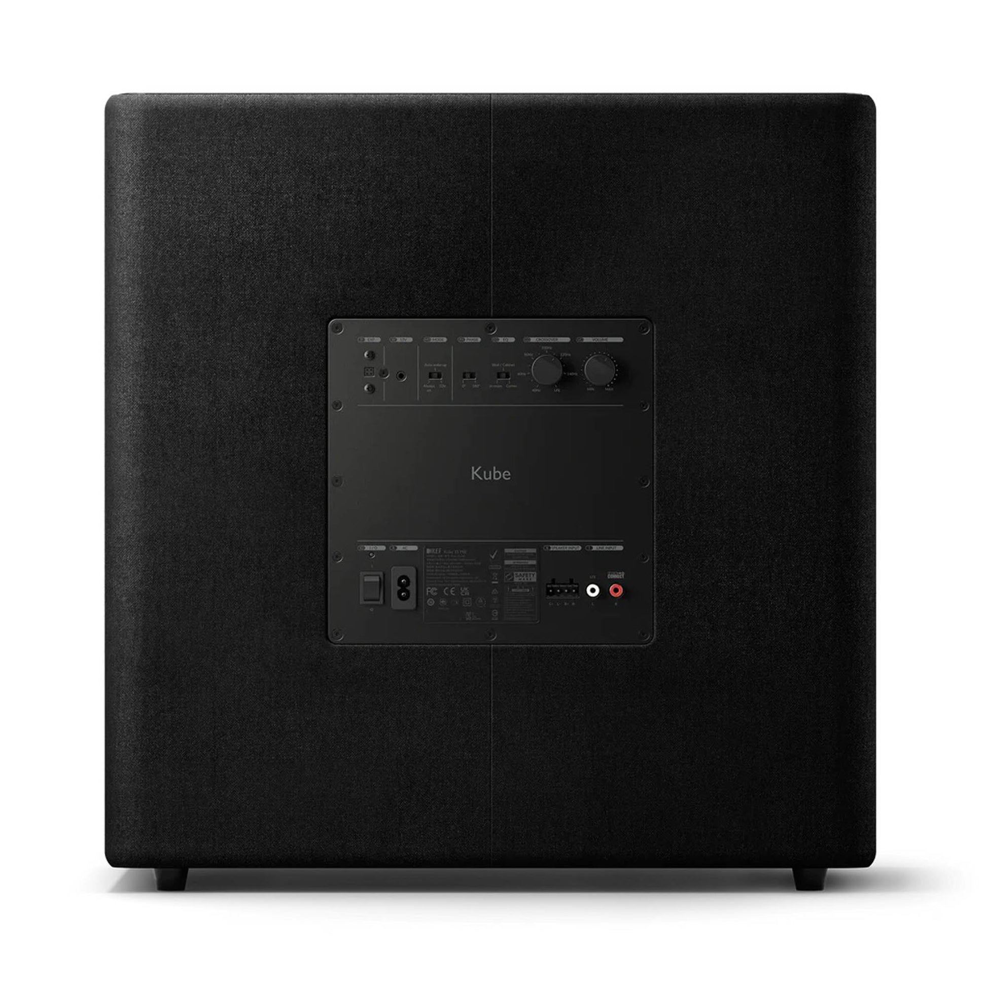 KEF Kube 15 MIE Subwoofer - RCA Phono Sockets