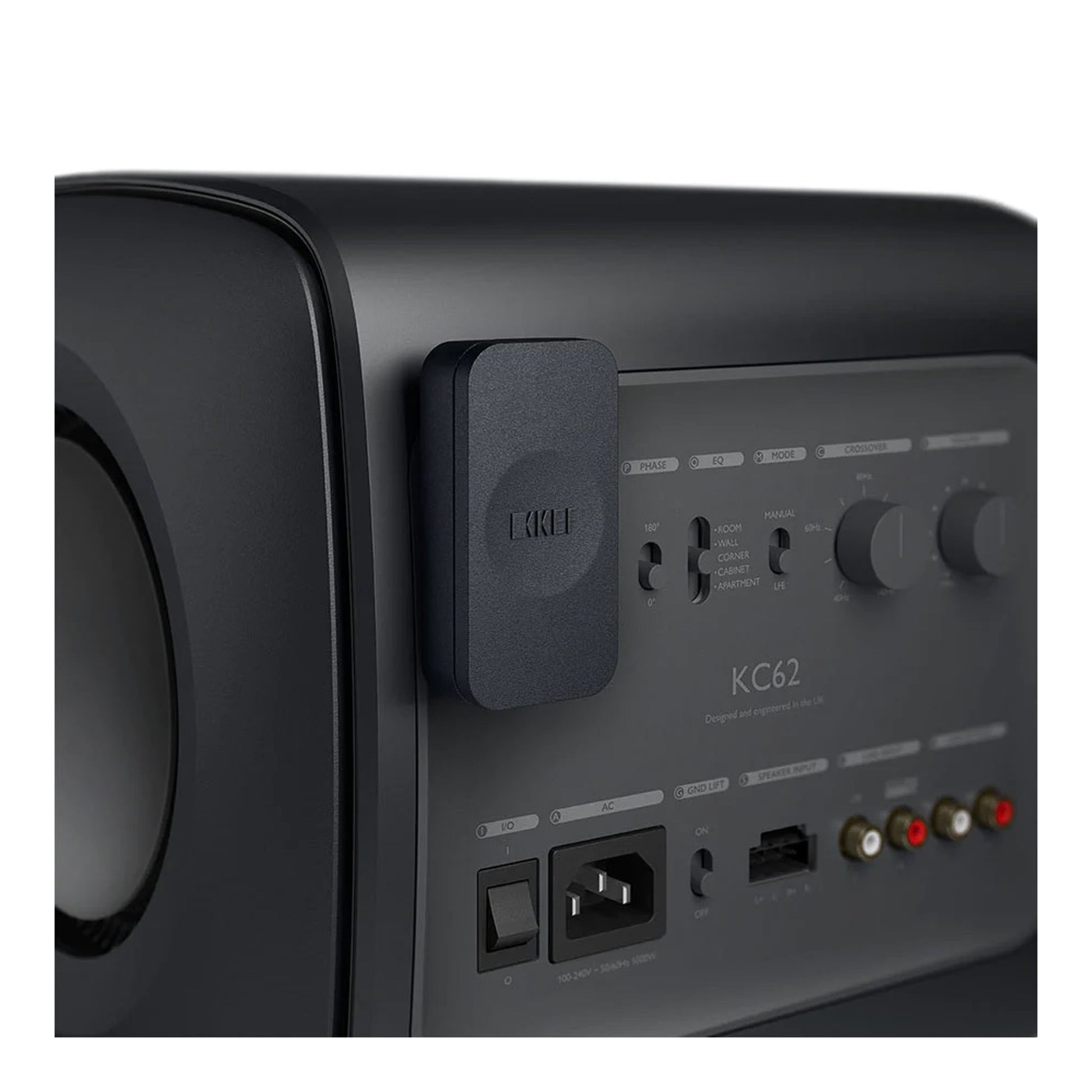 KEF KW1 Wireless Subwoofer Adapter Kit - Attached to KC62 Subwoofer