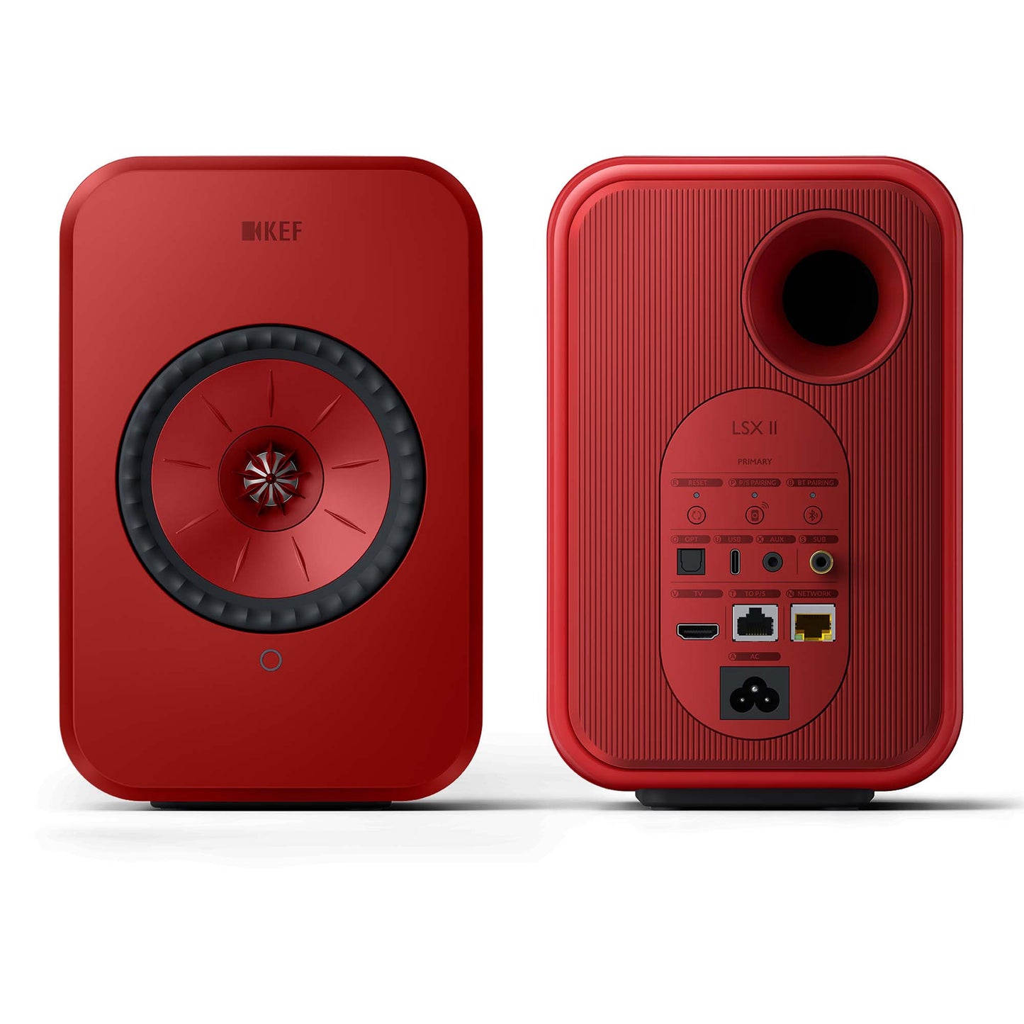 KEF LSX II Wireless Streaming System - Front and Rear