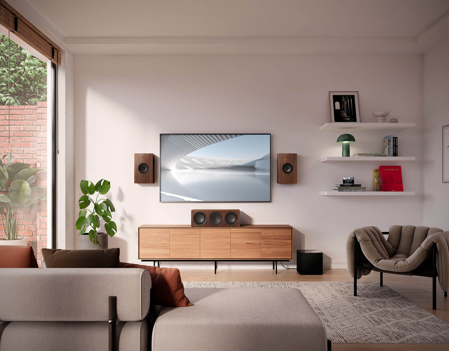 KEF Q4 Meta On-Wall Speaker