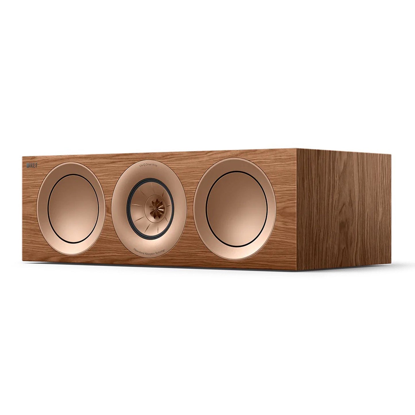 KEF R6 Meta Centre Speaker - Available in Walnut, Gloss White and Gloss Black