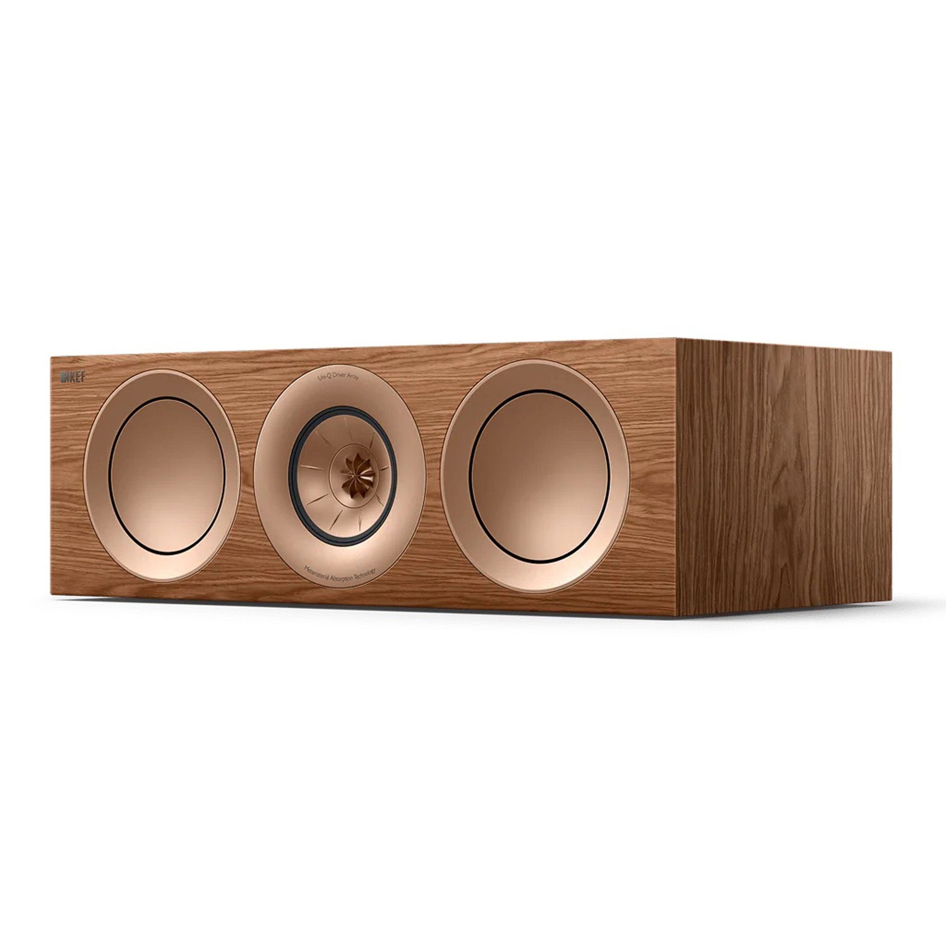 KEF R6 Meta Centre Speaker - Available in Walnut, Gloss White and Gloss Black