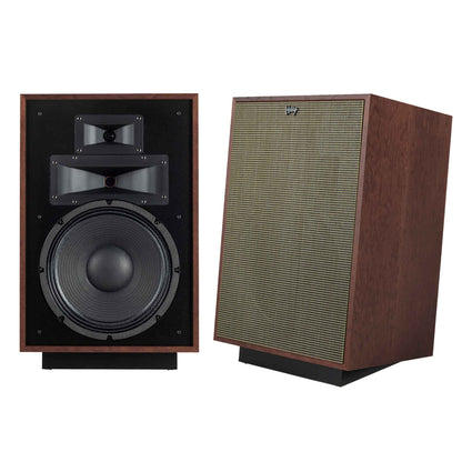 Klipsch Heretage Heresy in American Auburn - 1 with grille 1 without