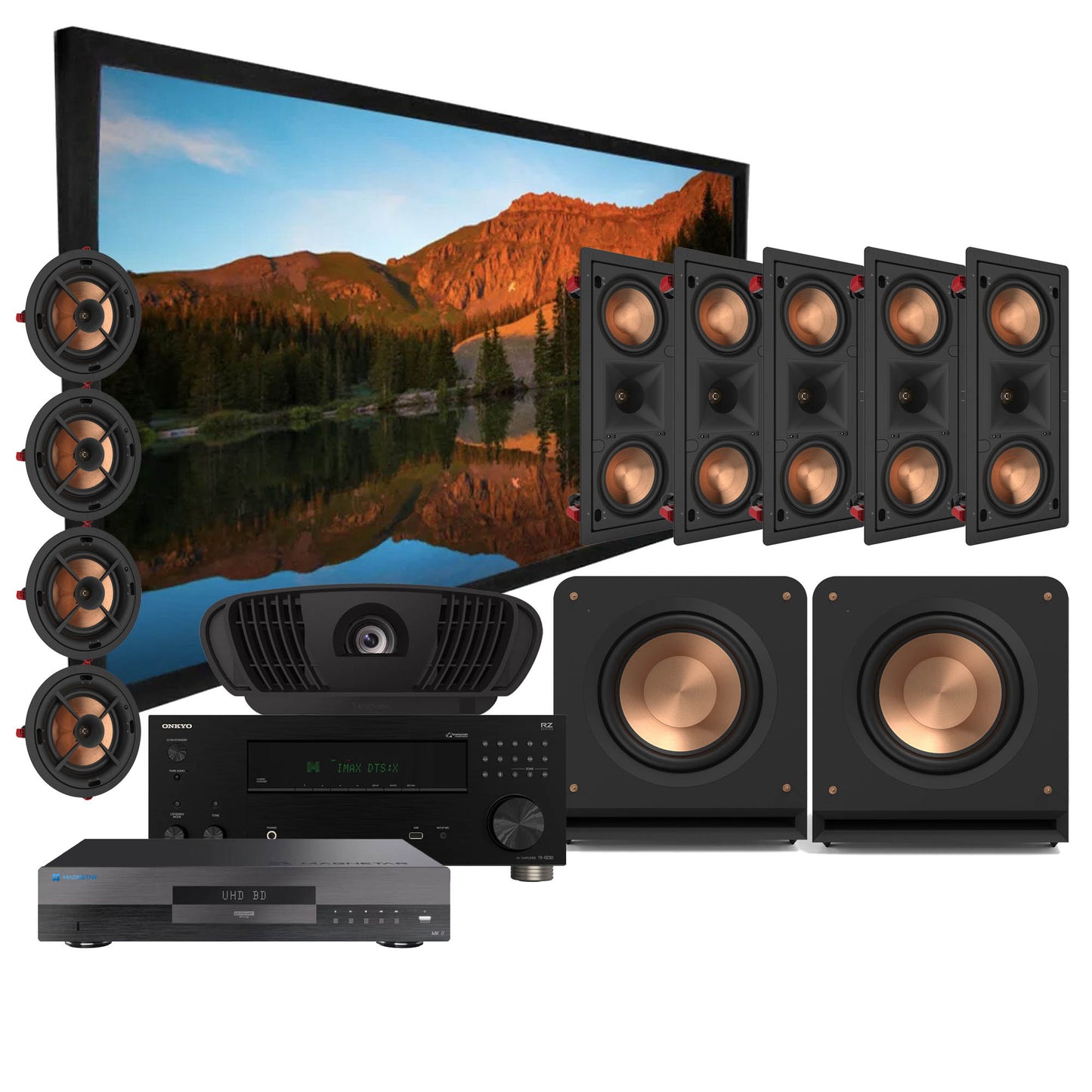 Klipsch In-Wall Home Cinema System