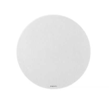 Klipsch PRO-180RPC LCR In-Ceiling Speaker round grille on white background