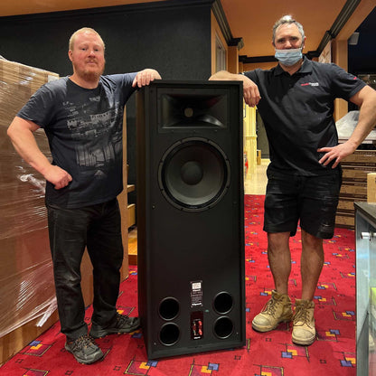Simon & Daniel After They Have Unboxed 1 Speaker! They Are Huge.