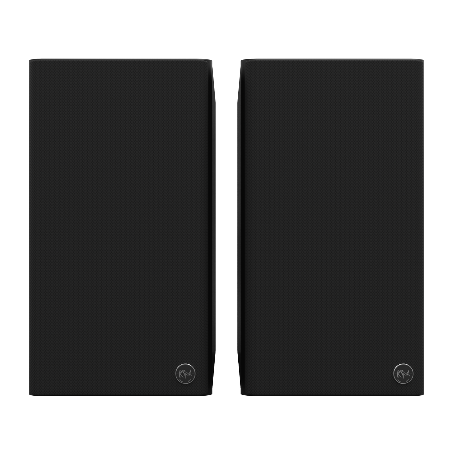 Pair of Klipsch The Sevens II Powered Speakers with grilles on