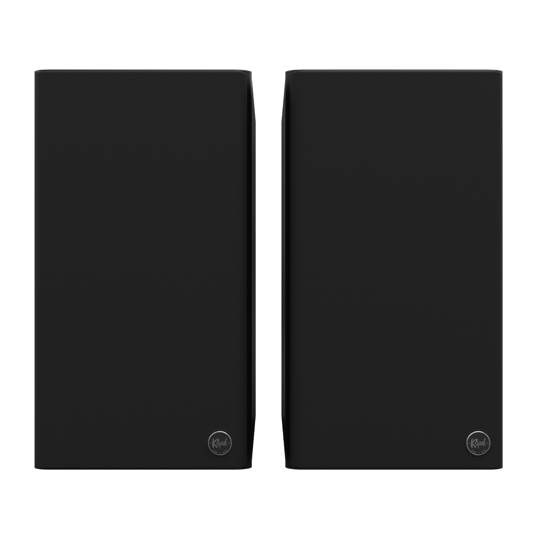 Pair of Klipsch The Sevens II Powered Speakers with grilles on