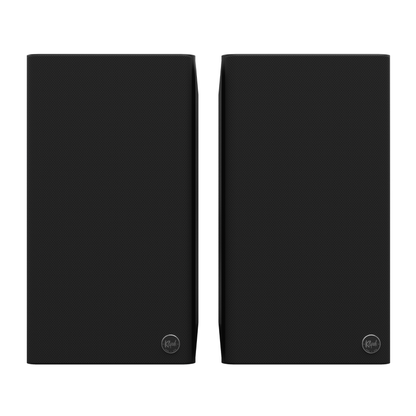 Pair of Klipsch The Sevens II Powered Speakers with grilles on