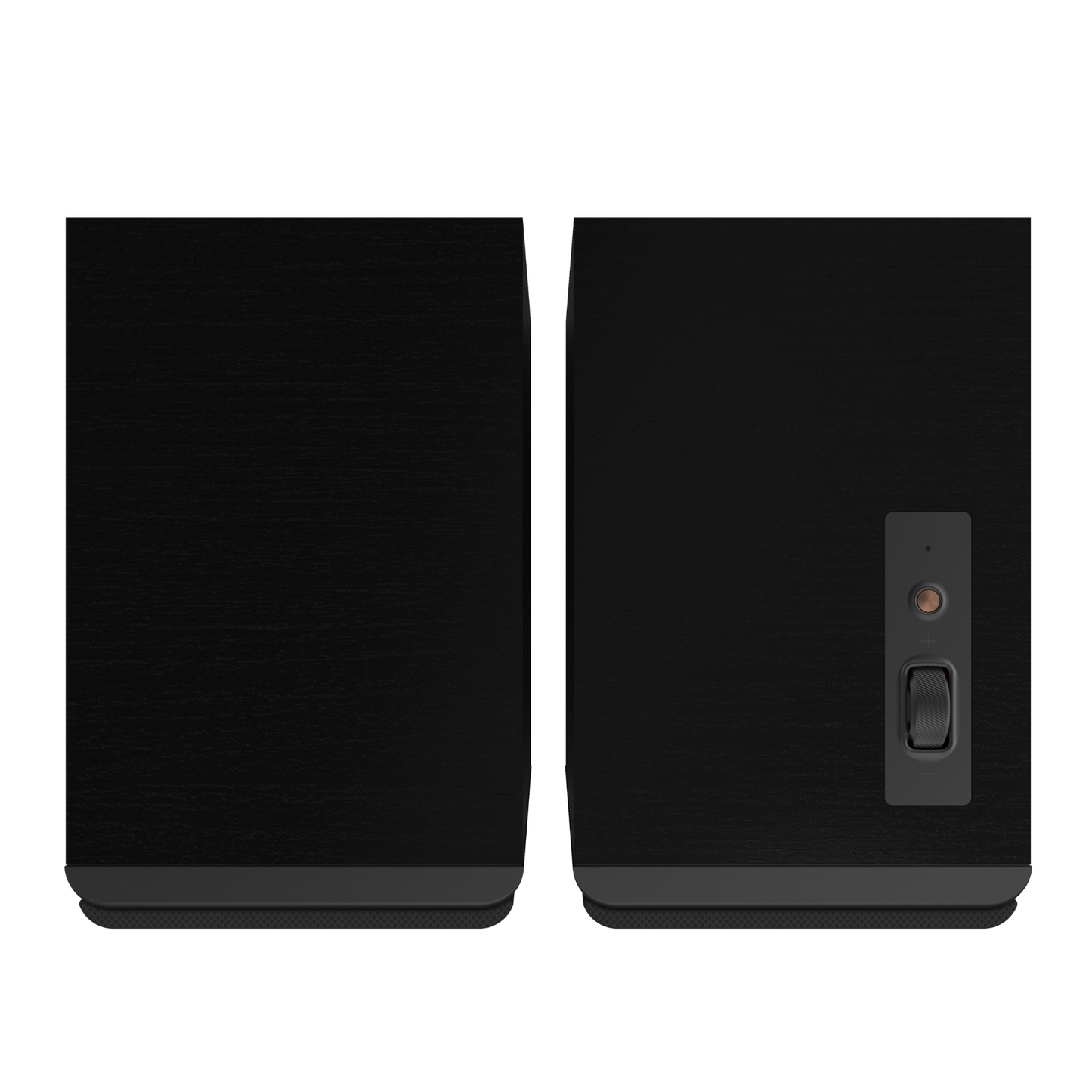 Top view of Klipsch The Fives II Powered Speakers in black