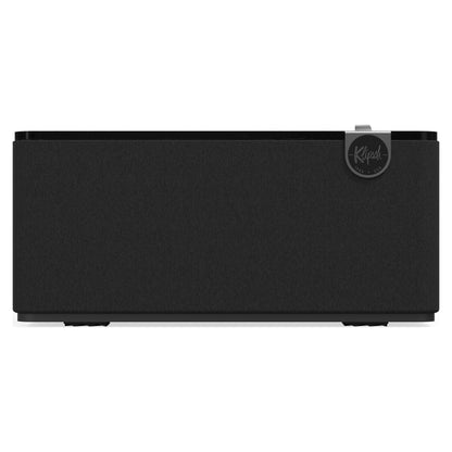 Front view of Klipsch The One Plus Bluetooth Speaker in black