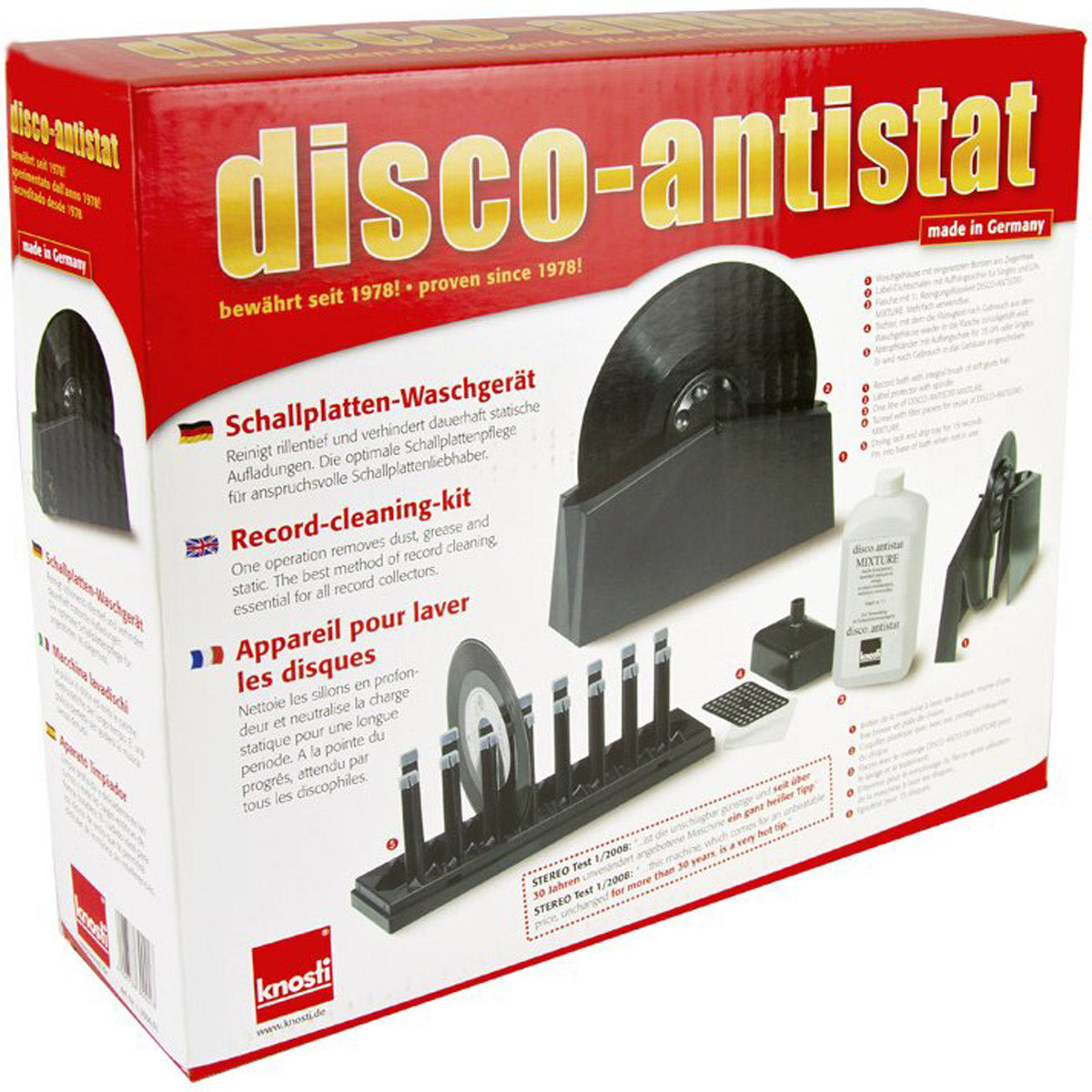 Knosti Disco Antistat Record Cleaning System