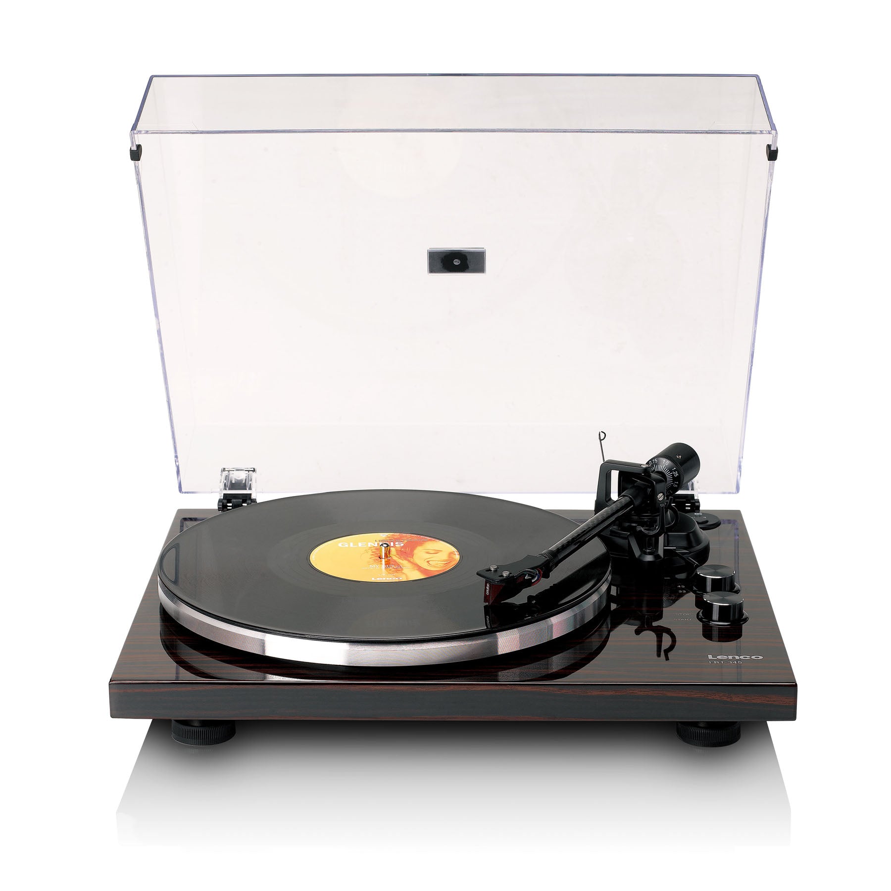 Lenco LBT-345WA Turntable - Award-Winning 2M Red Cartridge