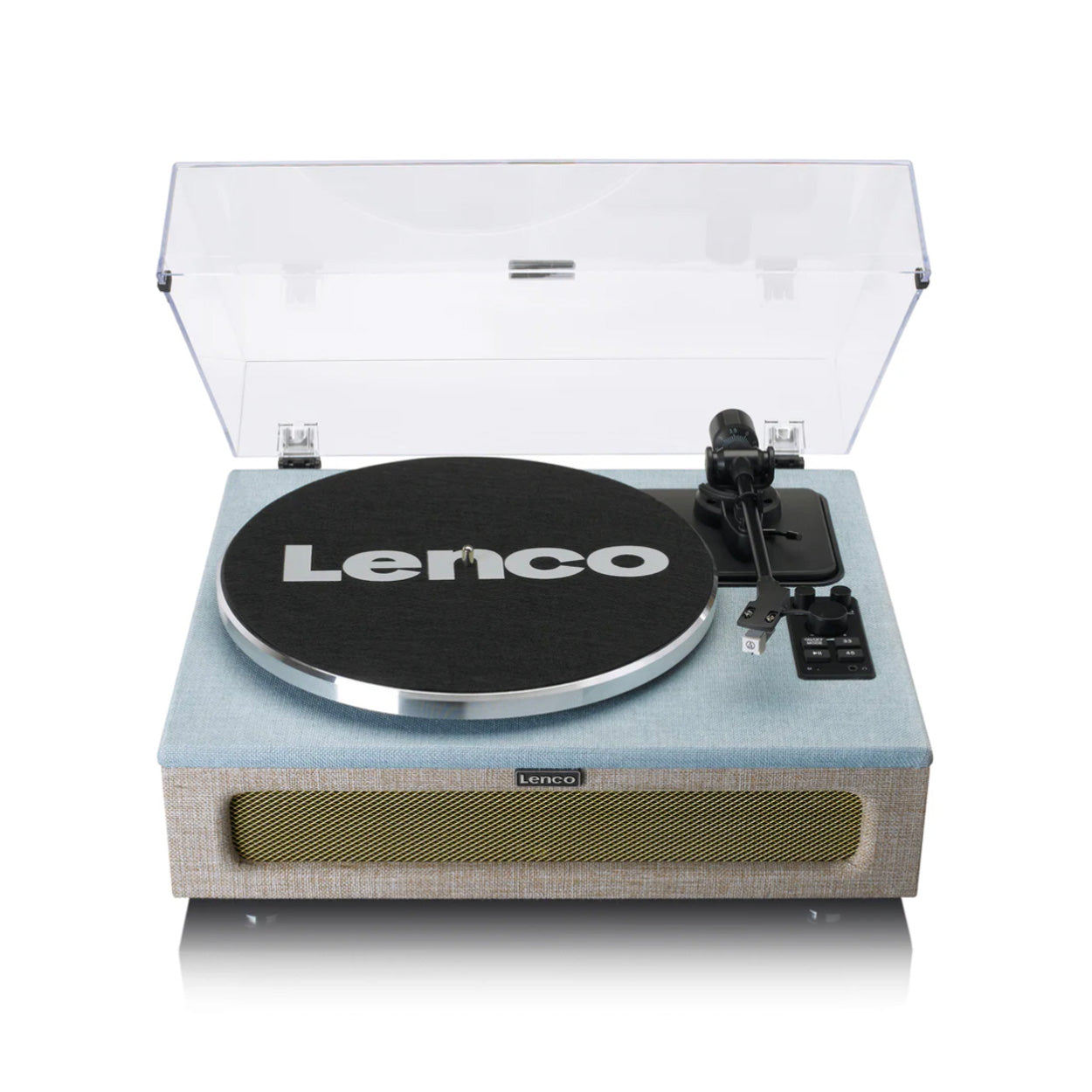 Lenco LS-440 Turntable - With Lid Open