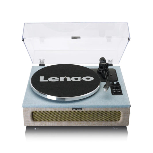 Lenco LS-440 Turntable - With Lid Open