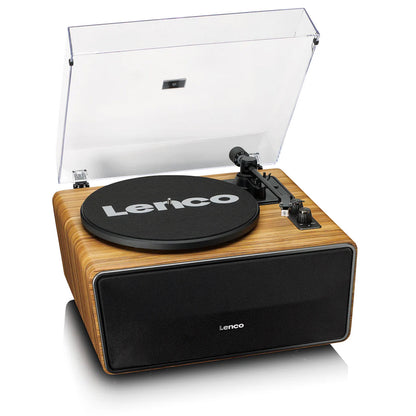 Lenco LS-570 Turntable - Lid Open