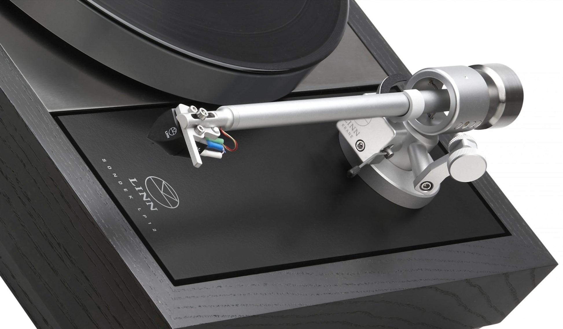 Linn Krane Tonearm - Shown on Sondek LP12 Turntable (Cartridge Sold Separately)