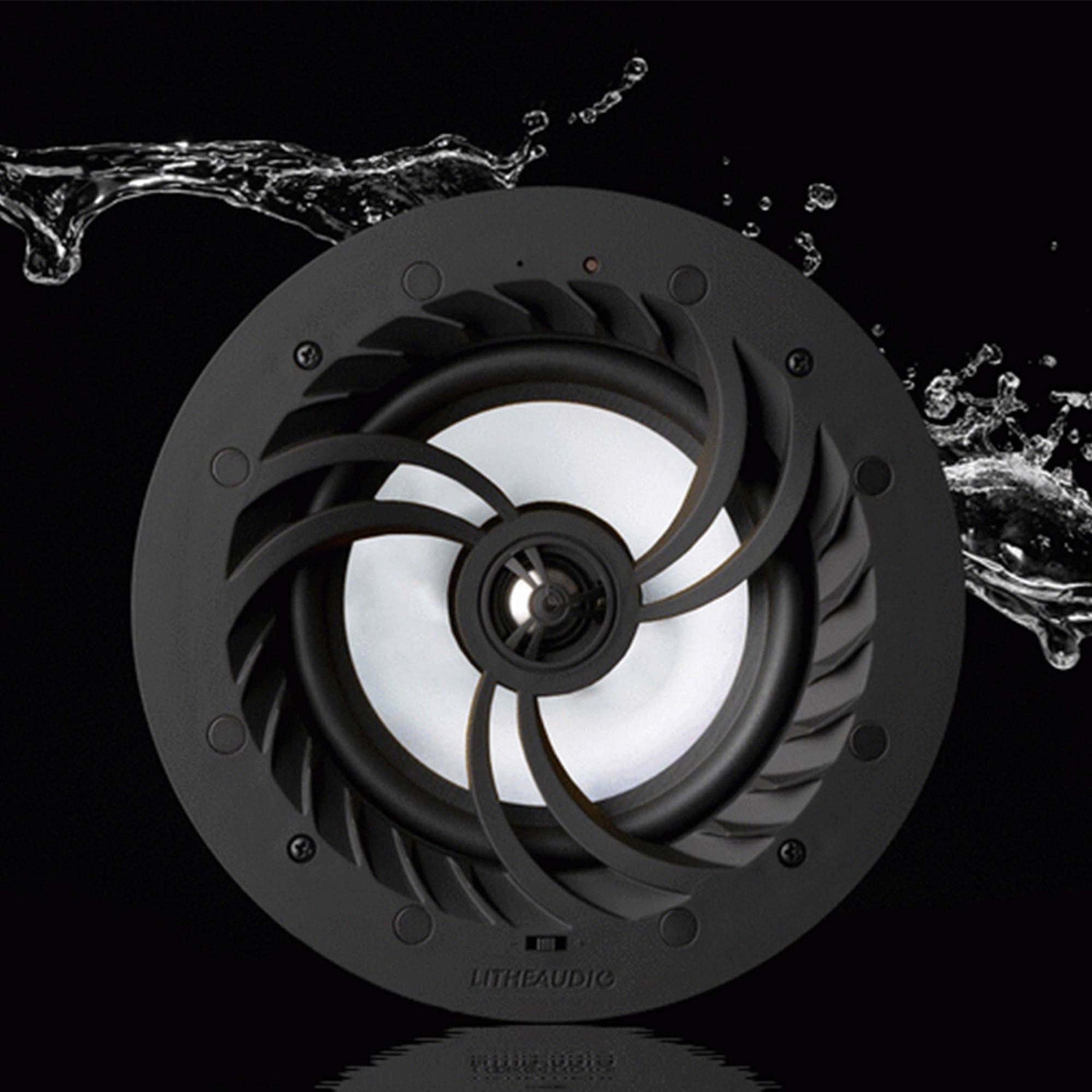 Lithe Audio LI-06611 IP44 Wi-Fi In-Ceiling Speaker - Water Resistant IP44 Rated with Wi-Fi/Bluetooth
