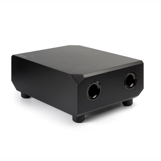 Lithe Audio WiSA Cinema Subwoofer on white background