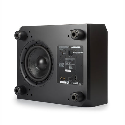 Lithe Audio WiSA Cinema Subwoofer on white background