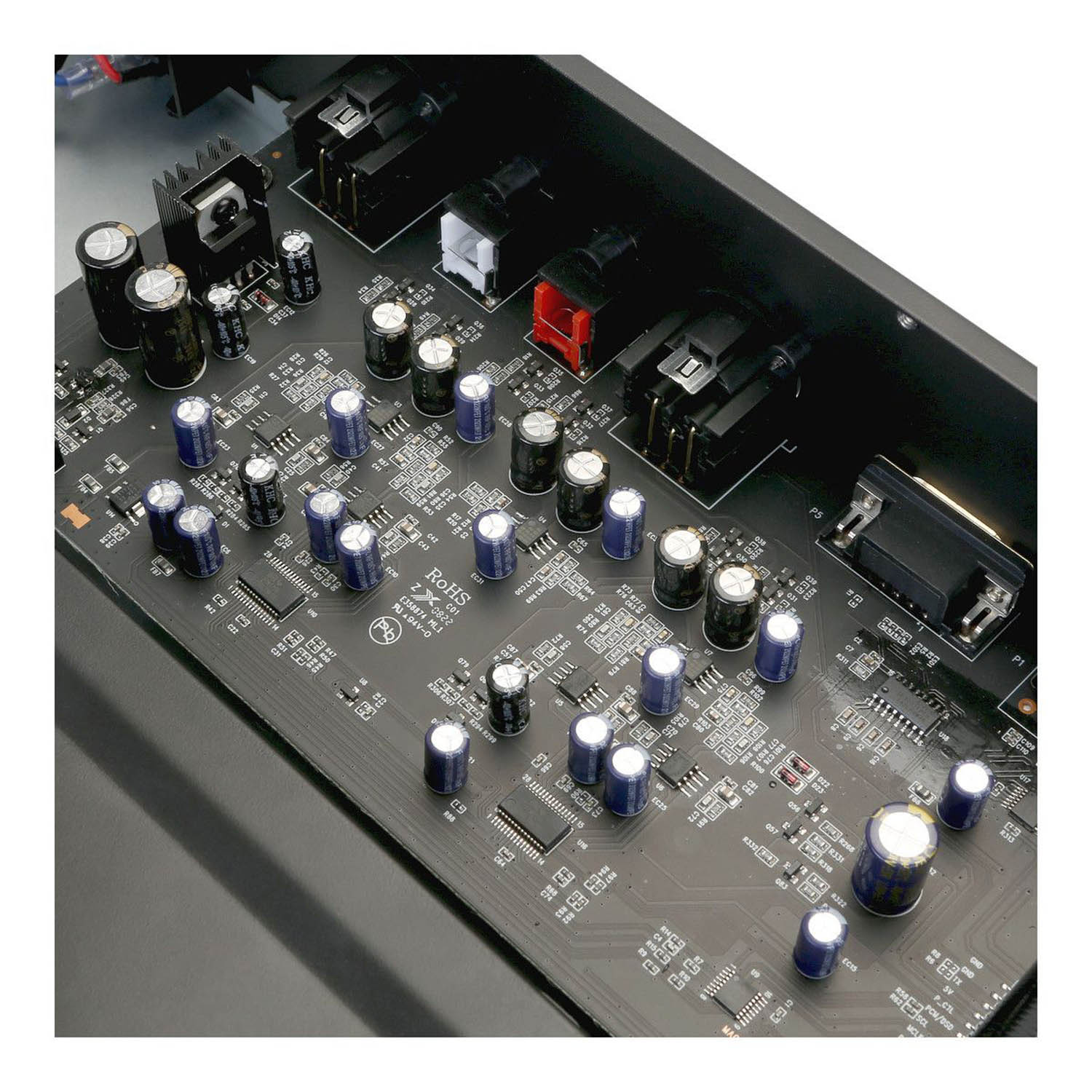 Close up of Magnetar UDP800 MKII 4K UHD Blu-ray Player on white background