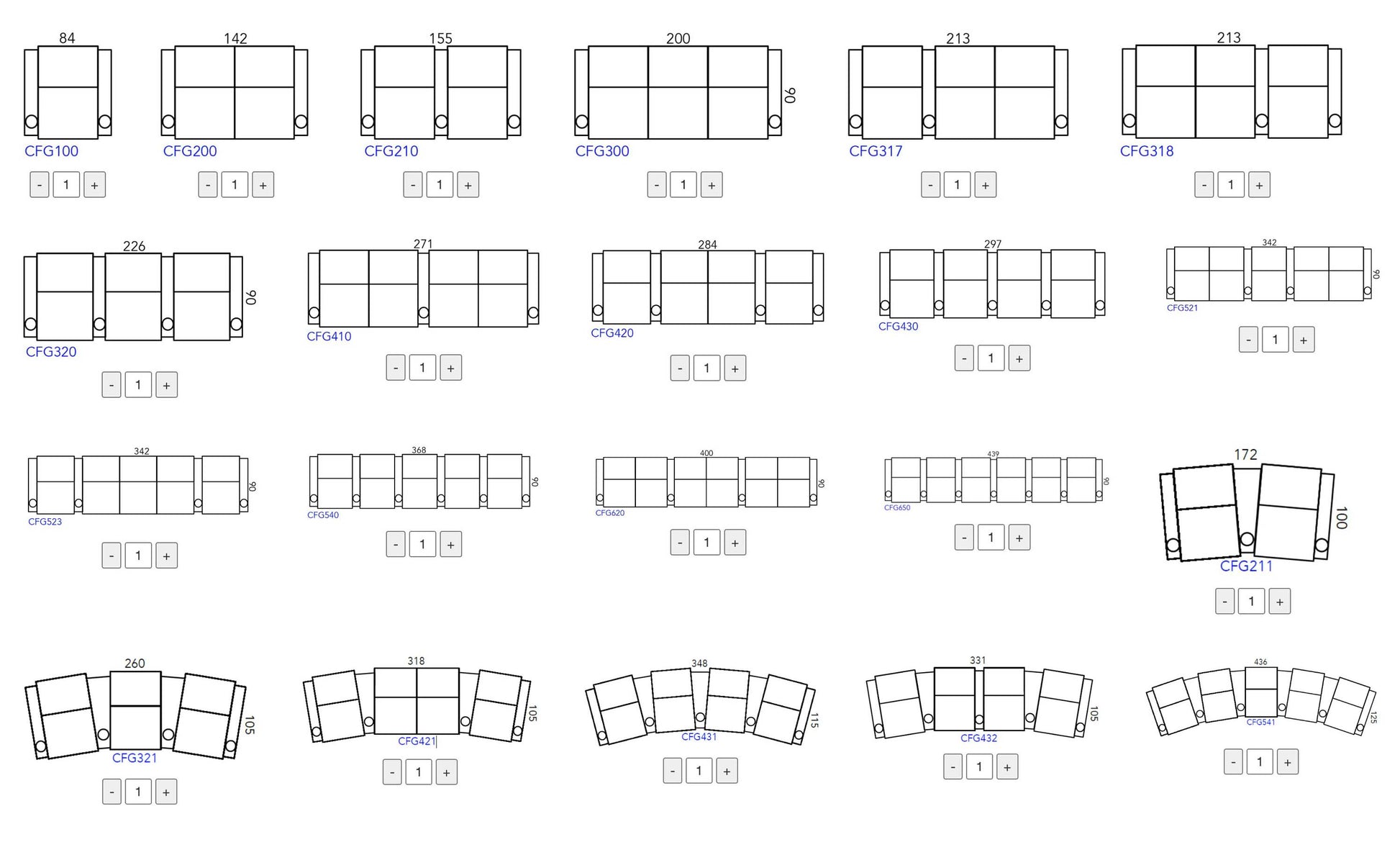 Types of Chair Configurations