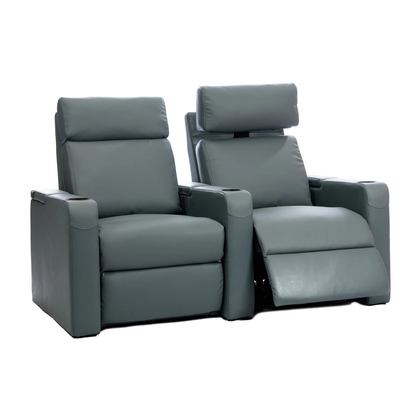 Manhattan Hudson Home Cinema Seating - Showing leg and rest out
