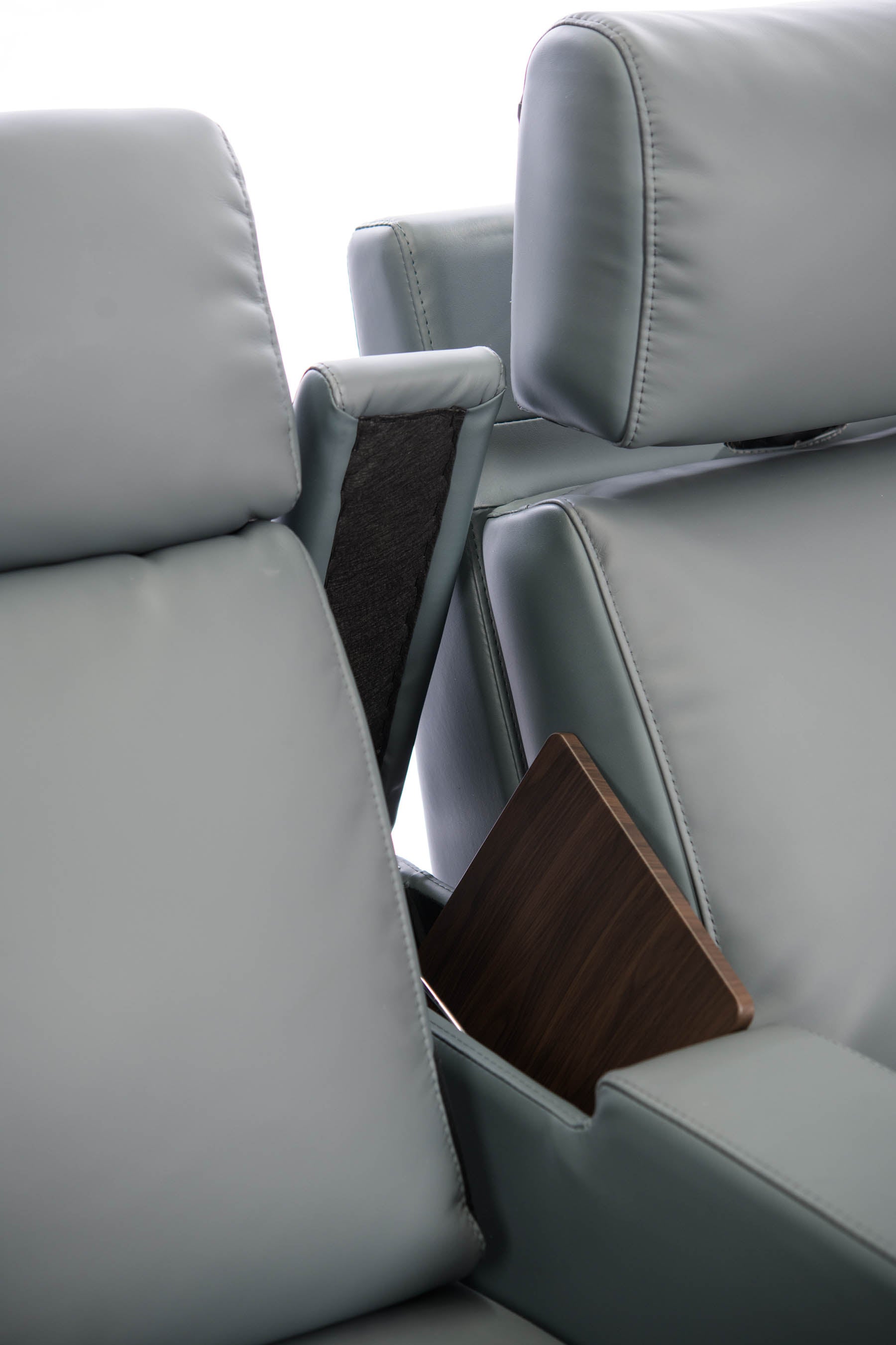 Manhattan Hudson Home Cinema Seating - Easy Storing Options