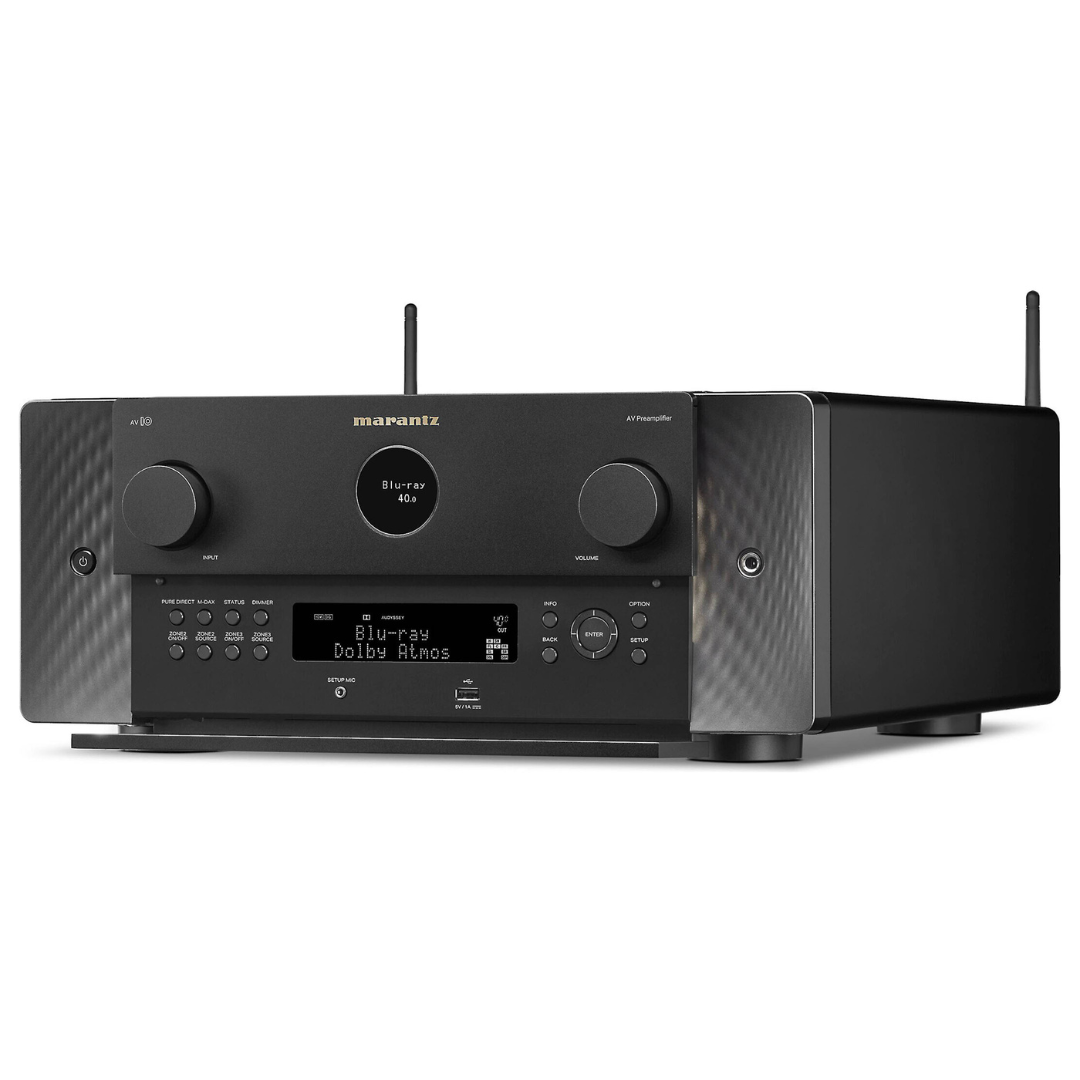 Front angle of Marantz AV 10 Home Theatre Preamp/Processor