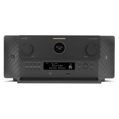 Marantz audio receiver on a white background