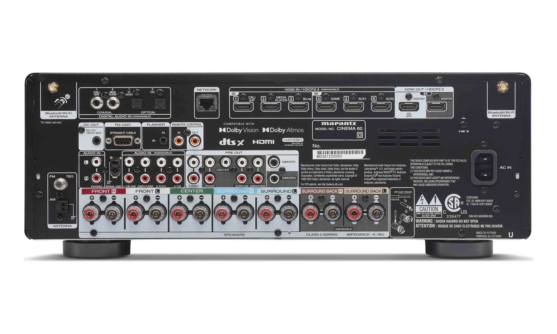 7 Channels of Amplification, Bluetooth Receiver & Transmitter