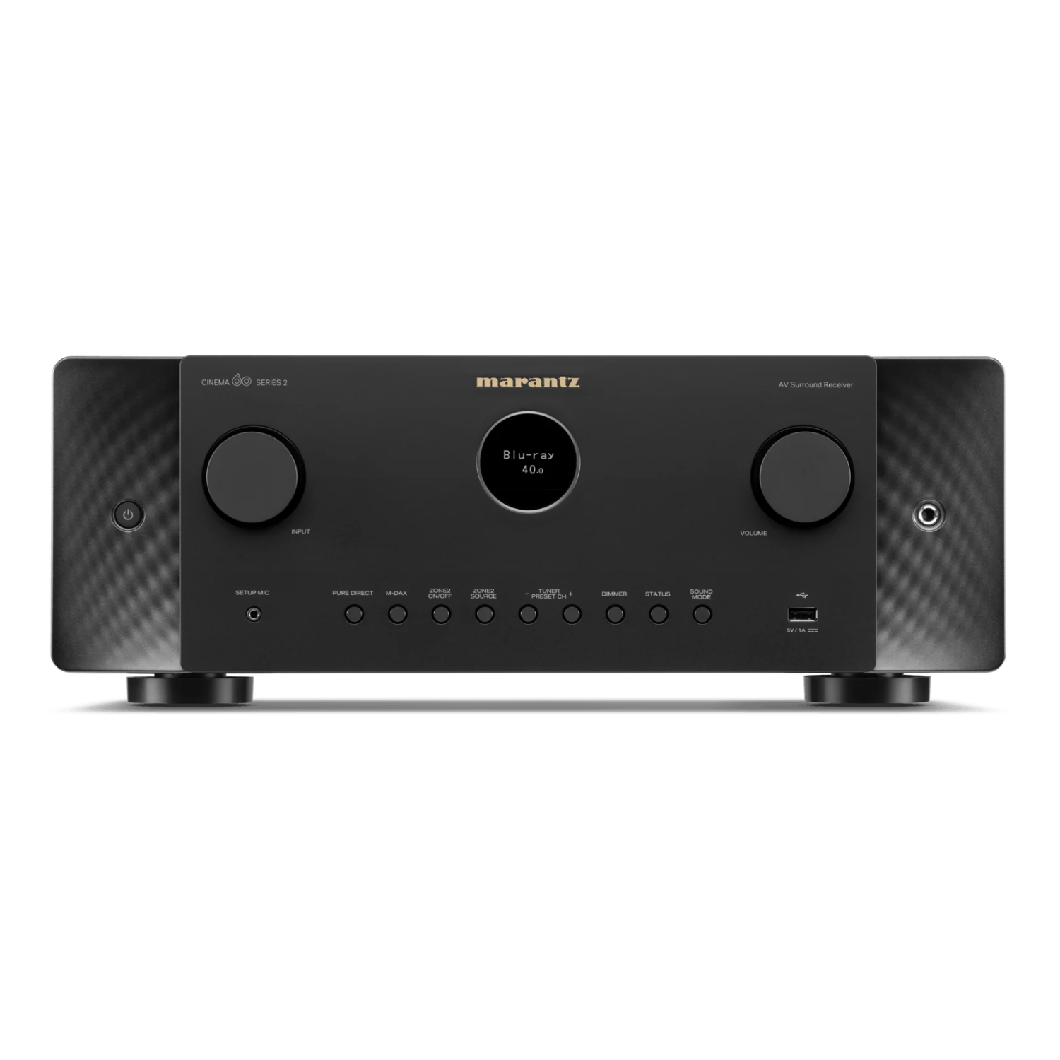Front view of Marantz Cinema 60 Series 2 AV Receiver on white background