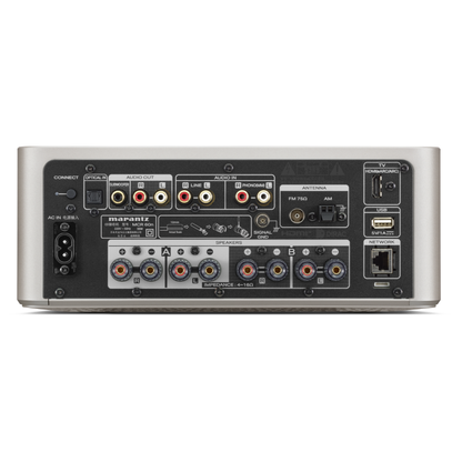 Rear panel of Marantz MCR-60N Compact All-In-One Hi-Fi System