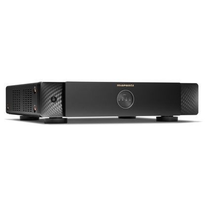 Front angle of Marantz Model M4 Four Zone Streaming Amplifier on white background