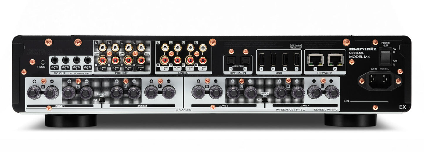 Marantz Model M4 Multi-Room Streaming Amplifier - Optical Digital & Line Level Analogue Inputs