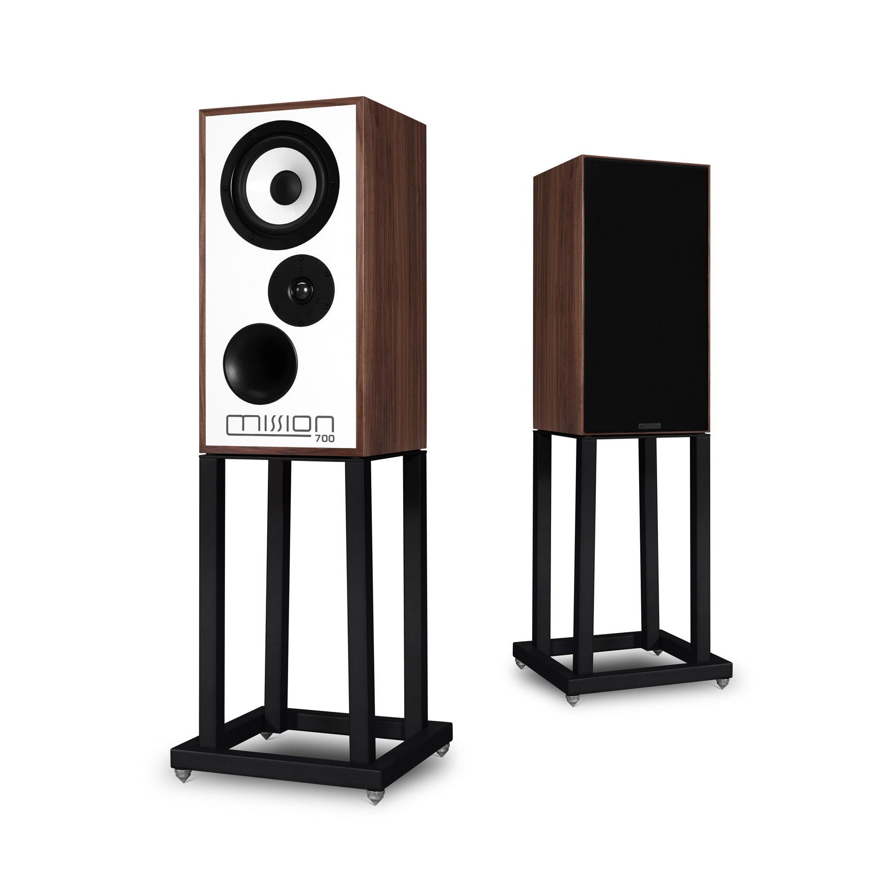 Mission 700 Speaker Stands - Shown with Speakers (sold separately)