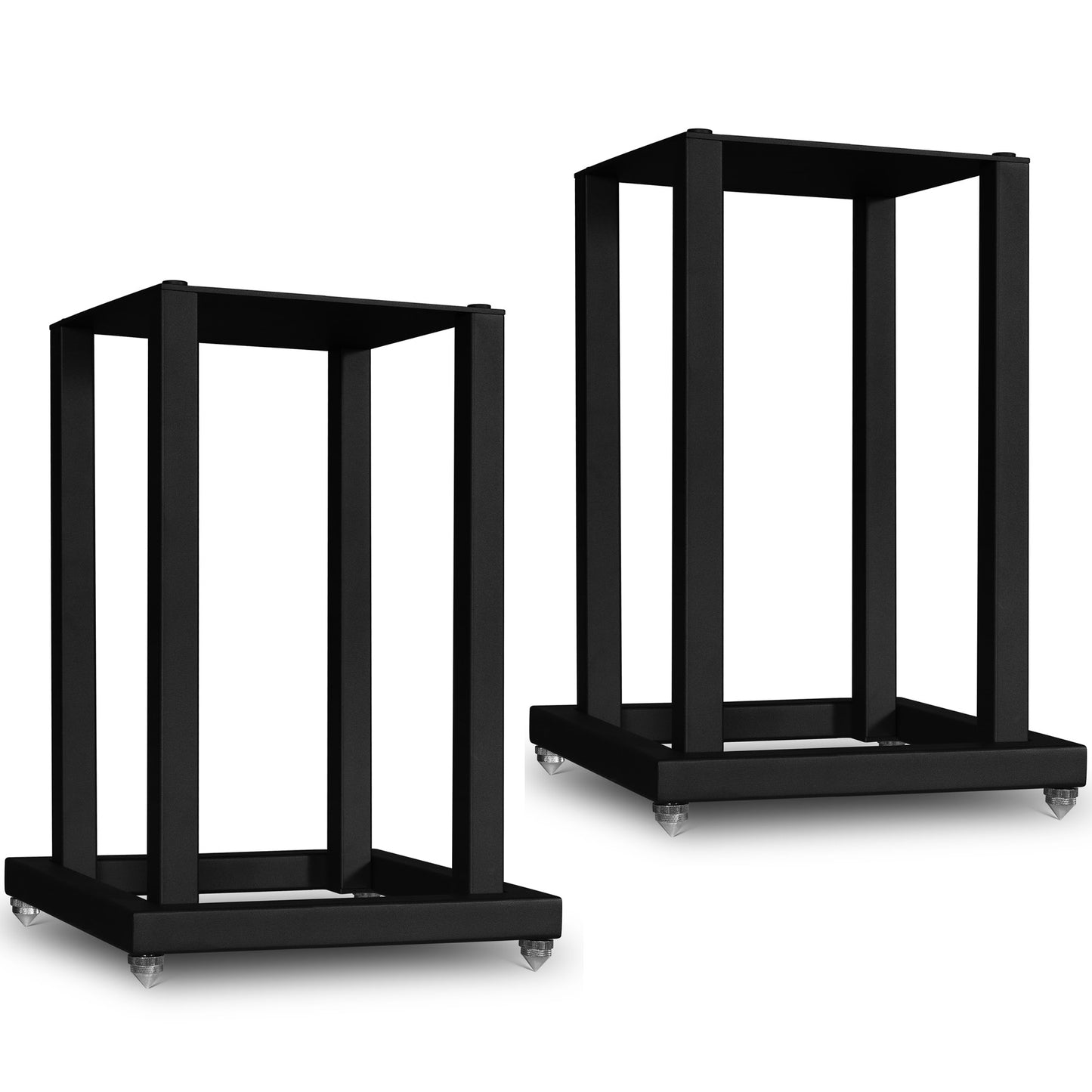 Matte Black High Carbon Steel Construction with Internal Damping