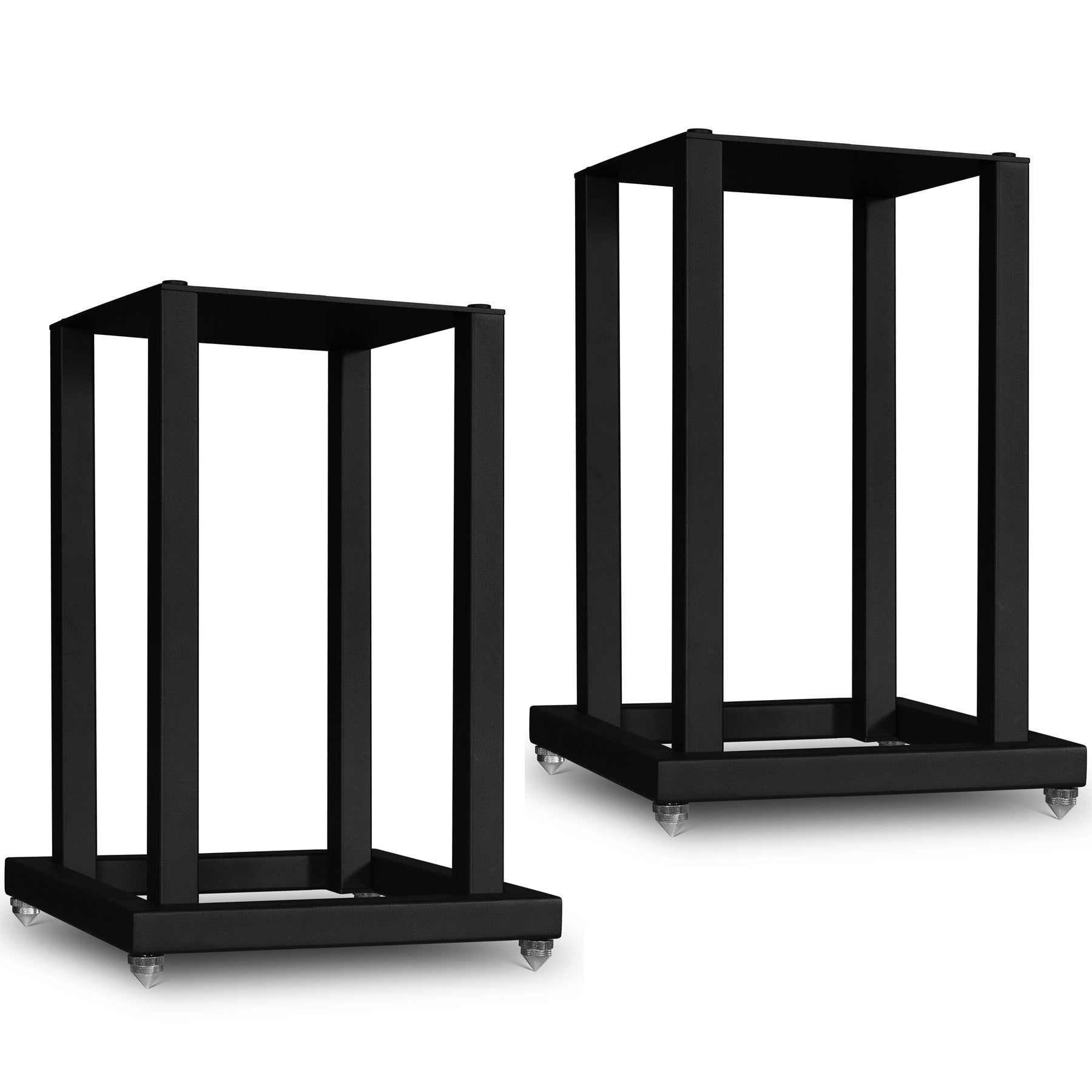 Matte Black High Carbon Steel Construction with Internal Damping