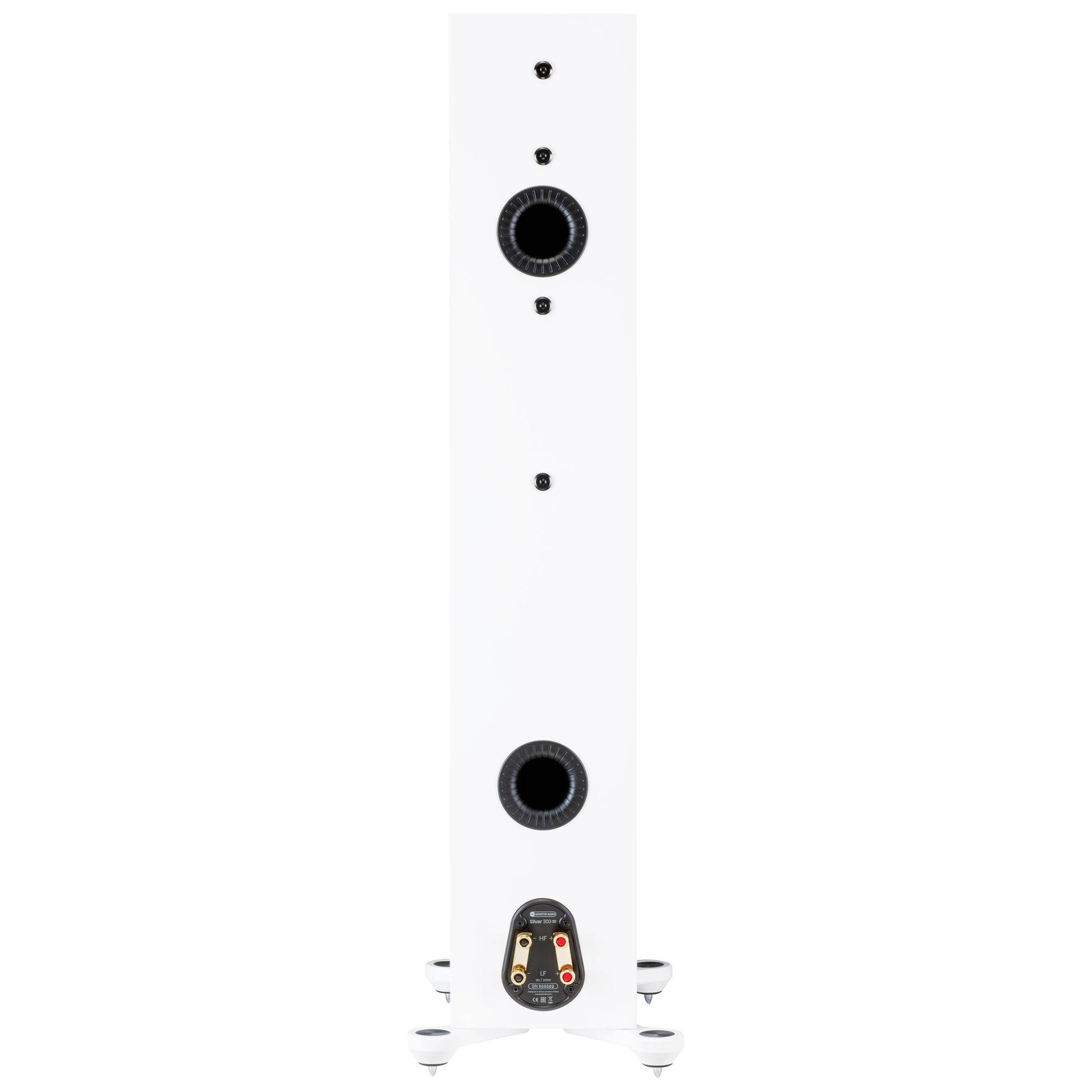 Monitor Audio Silver 300 7G in white - rear view