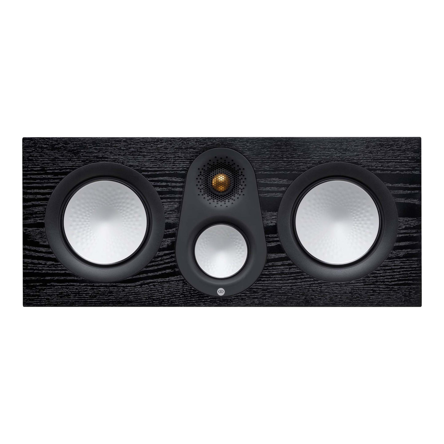 Center channel speaker in black finish