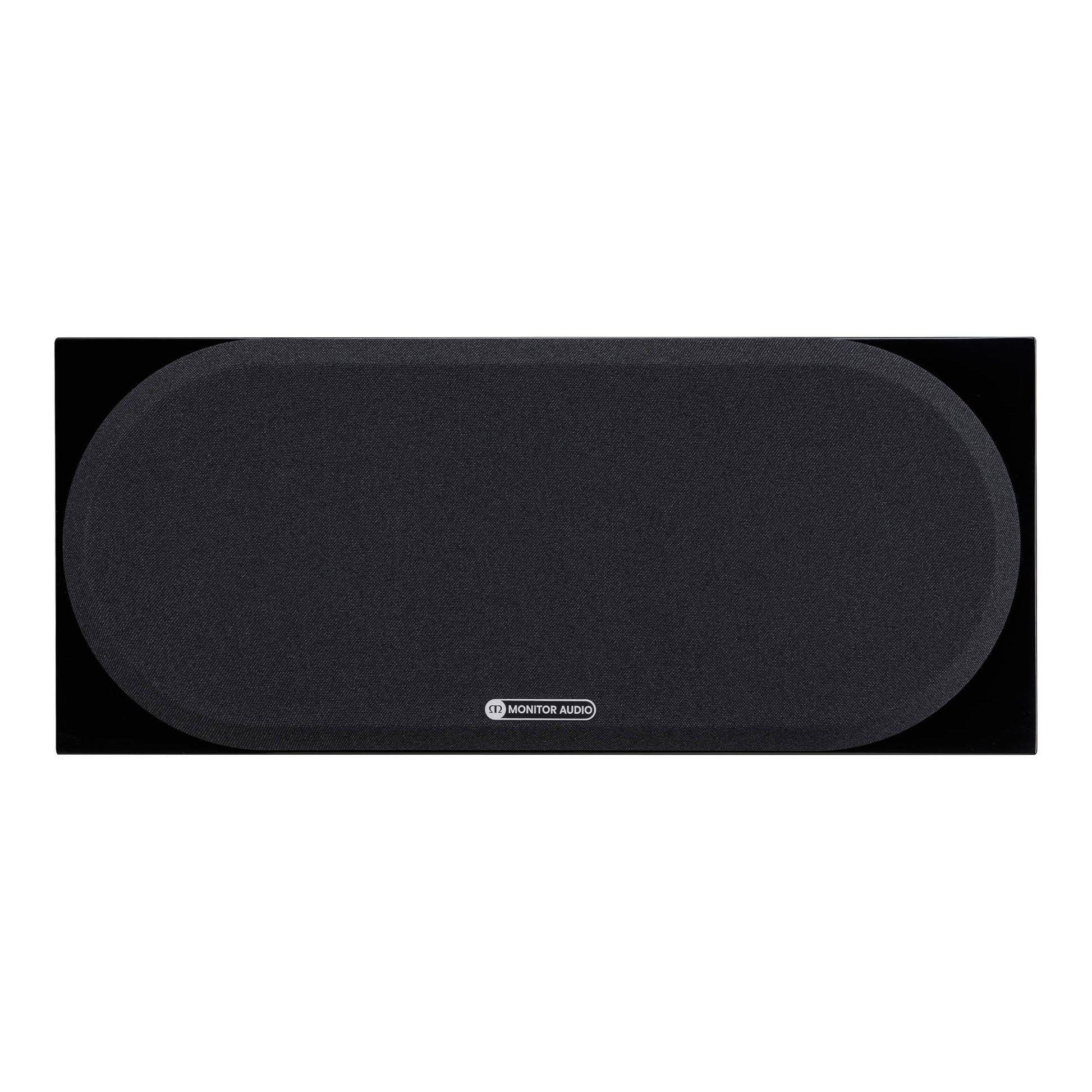 Black speaker on a white background