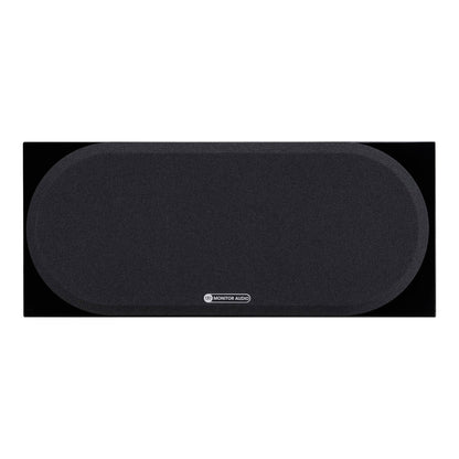 Black speaker on a white background