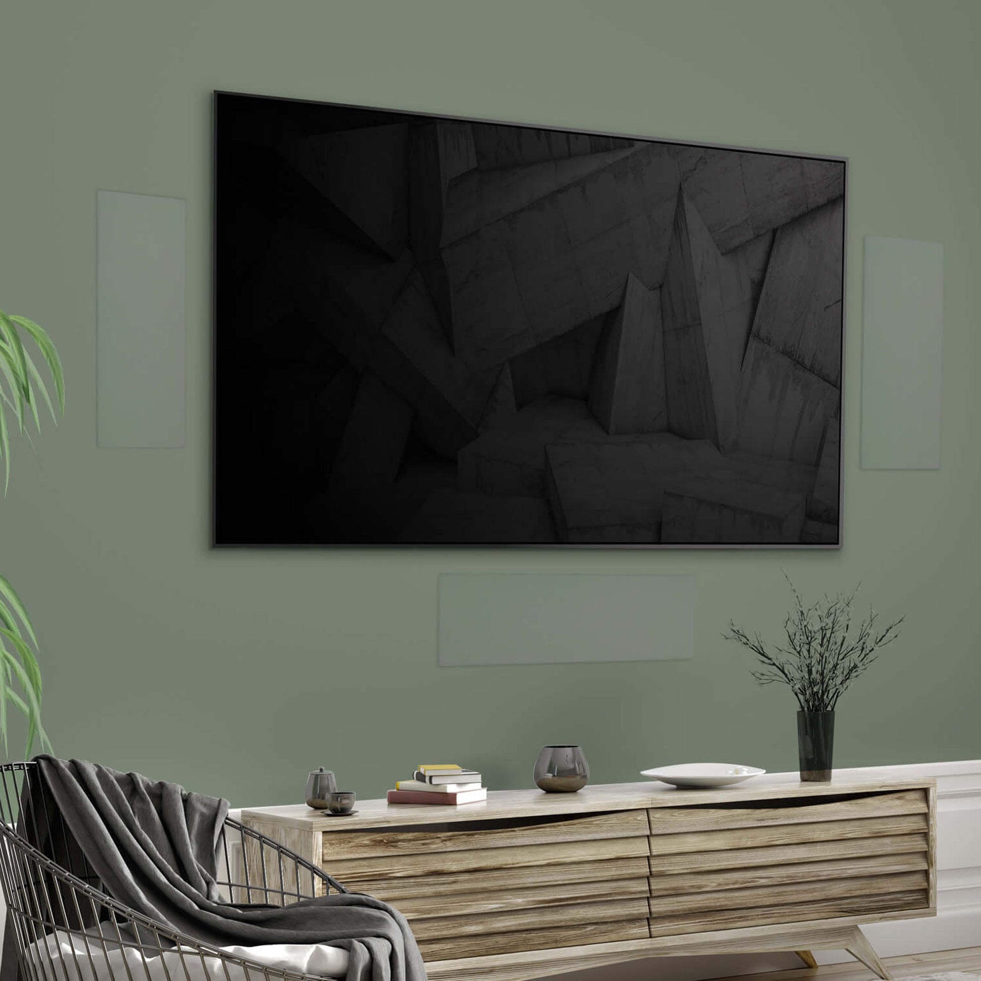 Monitor Audio W2M-CP In-Wall Speaker - Paintable Grilles