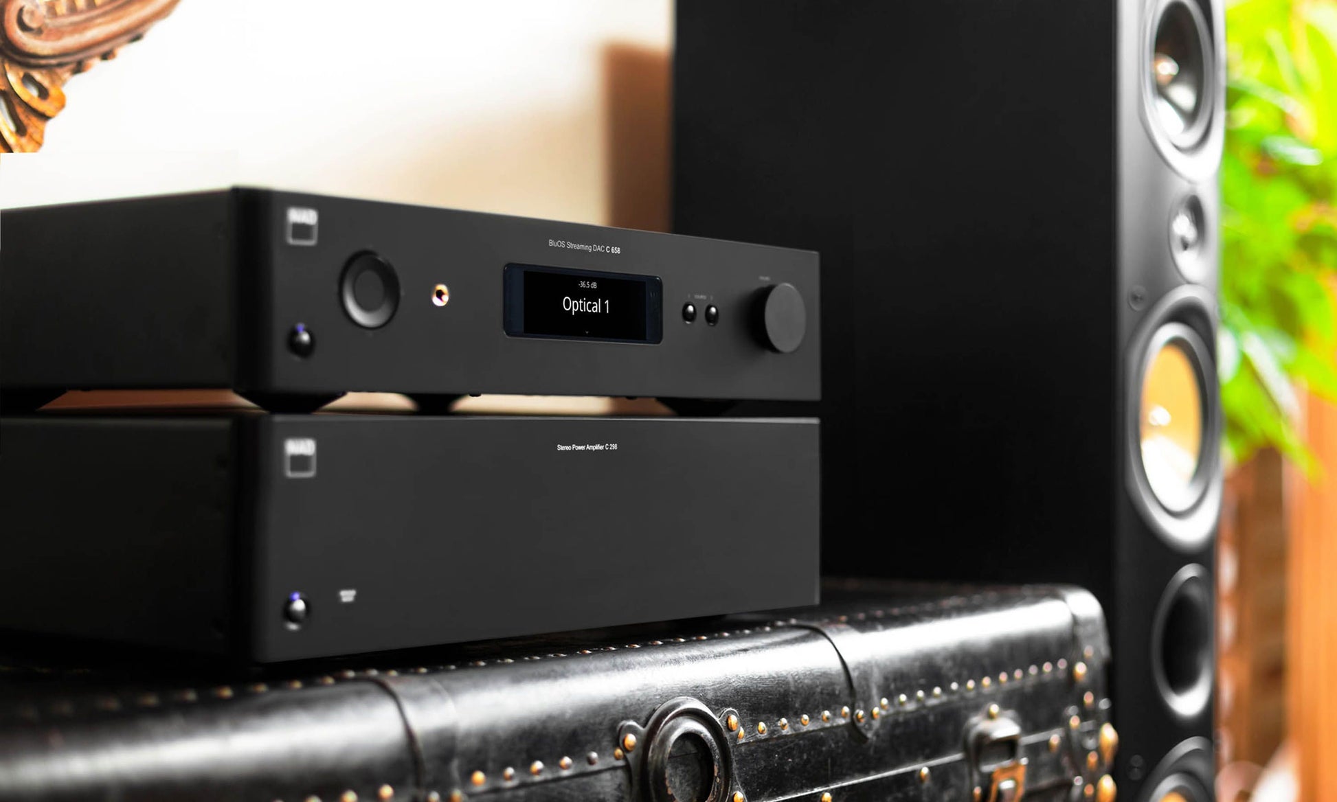NAD C658 C298 Streamer Amplifier Combo