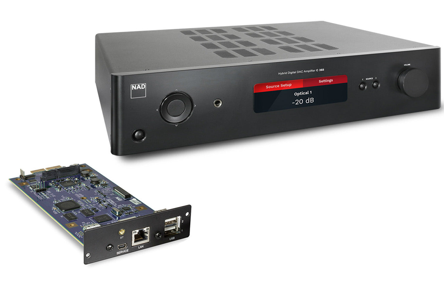 NAD C368 - Includes BluOS 2i module (Factory fitted)