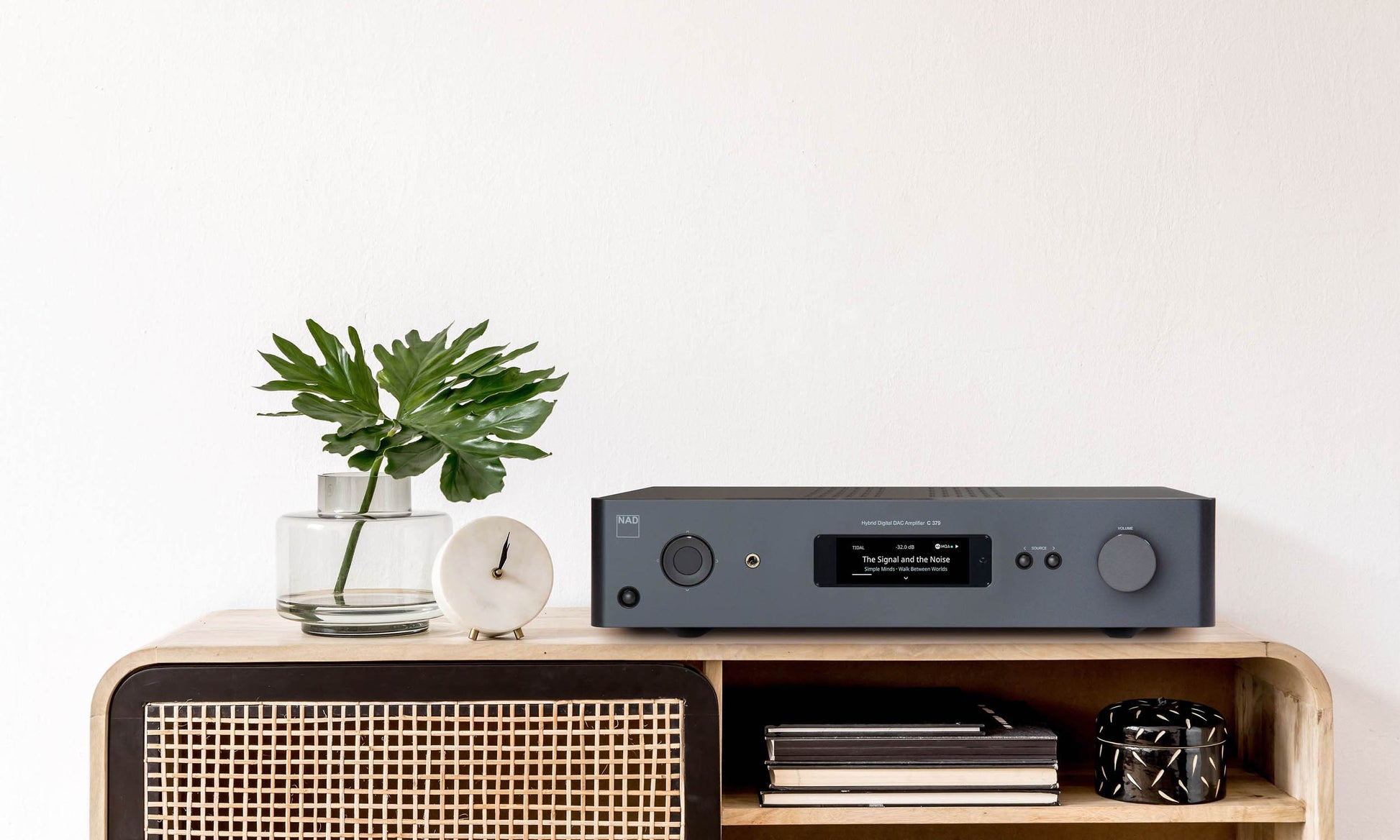 NAD C379 Integrated Amplifier DAC - Lifestyle View