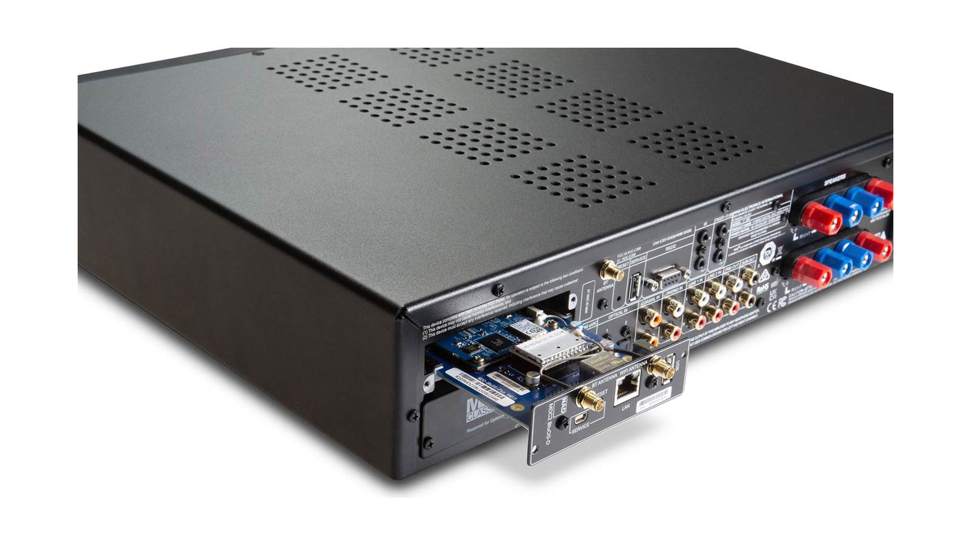 NAD C389 BluOS-D Streaming Amplifier DAC - Allows Hi-Res BluOS Music Streaming