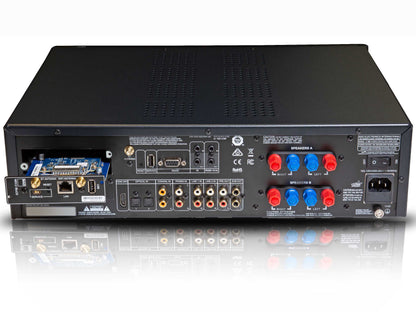 NAD C399 - Rear panel connections with BluOS module